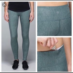 Lululemon Wunder Under leggings - burlap